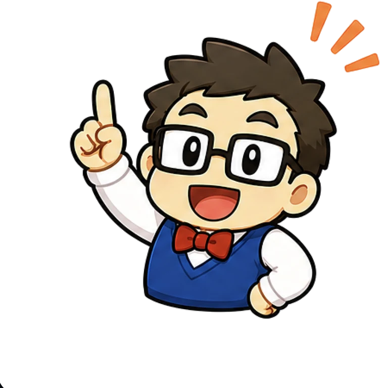 Gomi Sensei, one finger raised